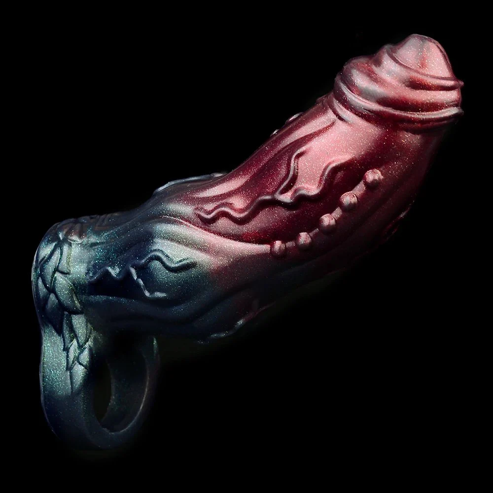 Dark Warrior Closed End Penis Sleeve for Men Penis Enhancer