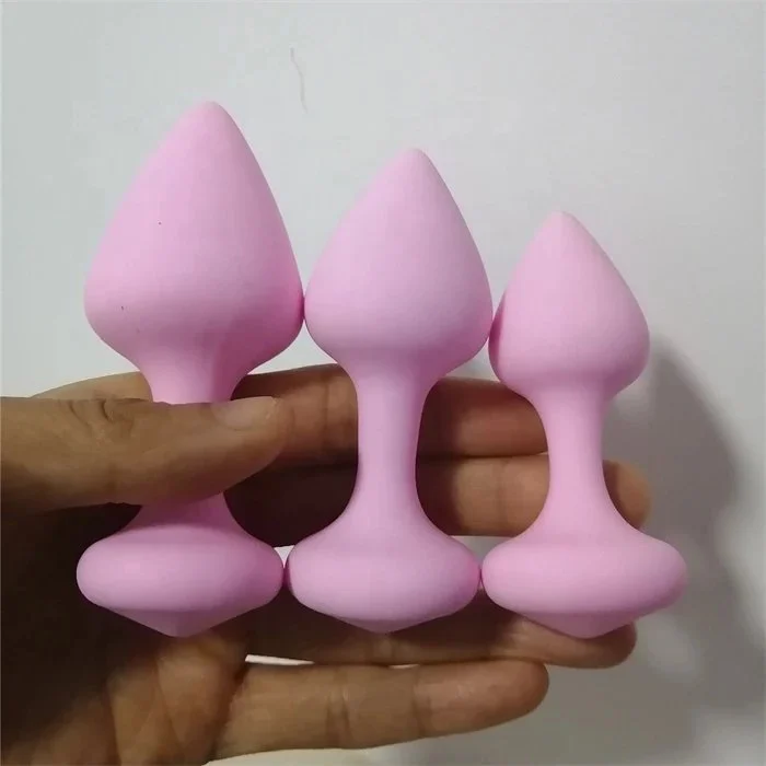 3pcs Silicone Anal Plug Set Adult Sex Toys for Women Men Couples-Anal Dildo & Beads for Anal Masturbation