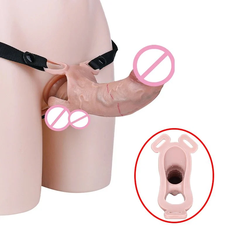 Wearable Male Penis Extender Silicone Material Effectively Increase Penis Size Dildo Cover