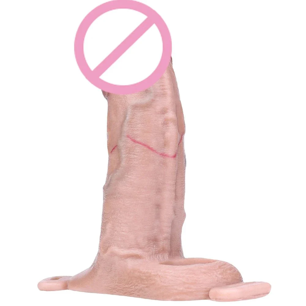 Wearable Male Penis Extender Silicone Material Effectively Increase Penis Size Dildo Cover