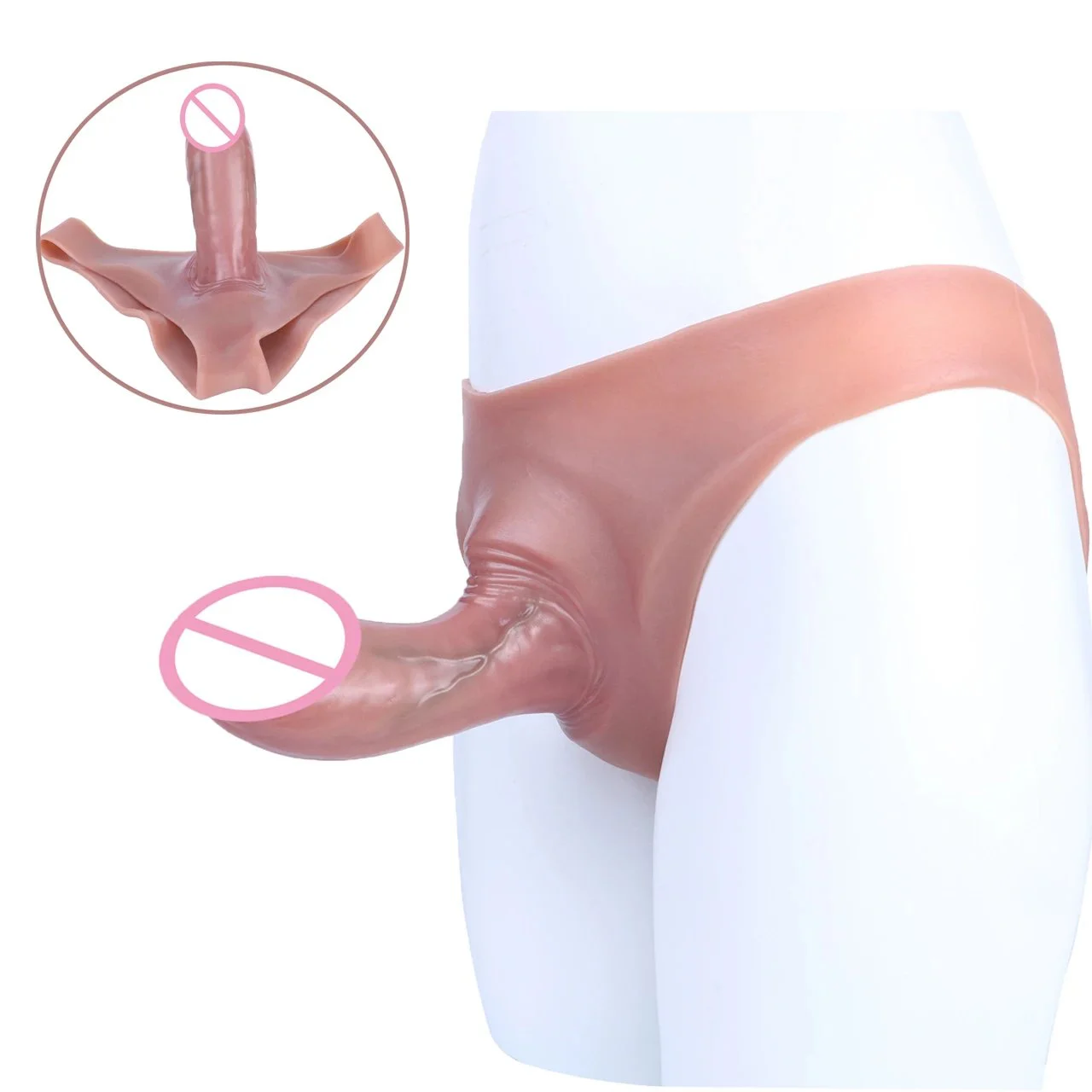 Wearable Strapon Penis for Lesbian Penis Pants Adult Sex Toys Panties Strap on Dildos for Women Men Erotic Toys