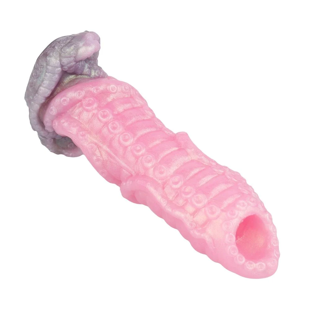 7.6 Alien Ovipositor Dildo with 11 Eggs Anal Plug Sex Toy with Egg Models Anal Training Set for Adult