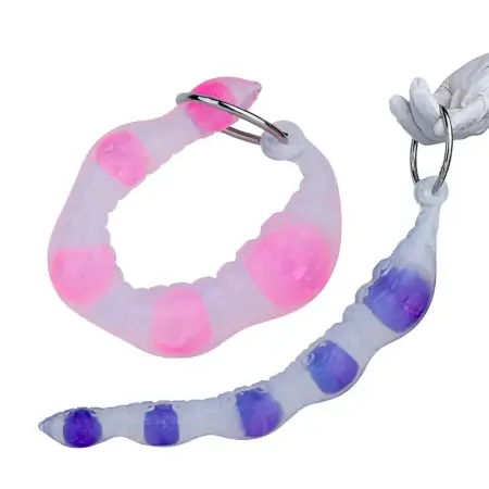 18.8in Silicone Transparent Super Long Anal Beaded Dildo Long Anal Erotic Toy Adult Sex Toys for Women Men Gay Prstate Massage
