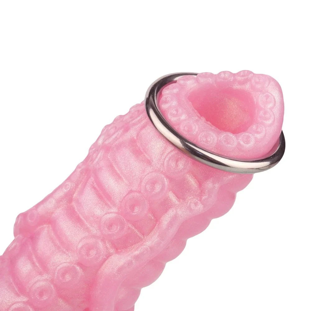 7.6 Alien Ovipositor Dildo with 11 Eggs Anal Plug Sex Toy with Egg Models Anal Training Set for Adult