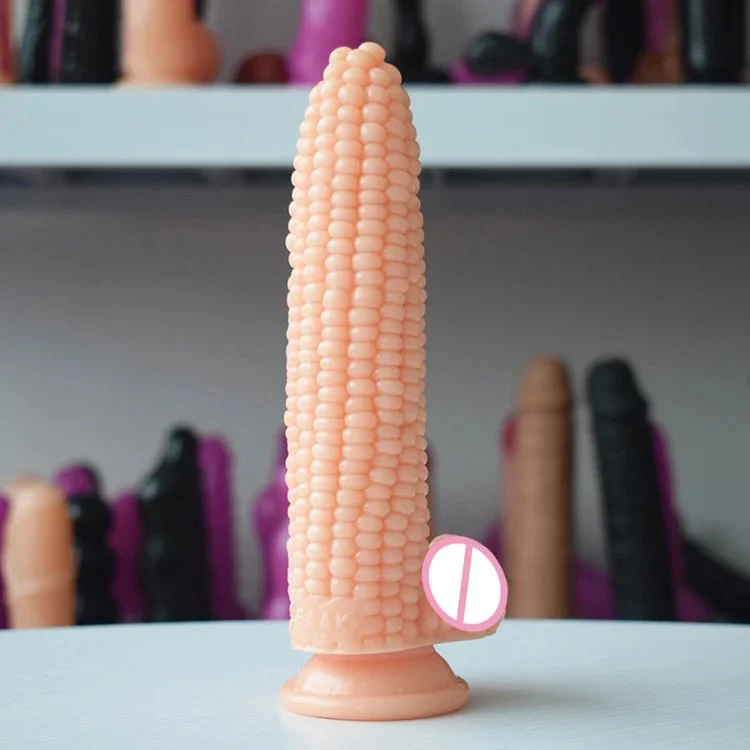 8 Total 6 Insertable 1.7 Big Self Delve Big Fruit Vegetable Anal Sex Toy Realistic Corn Cob Dildo for Anal Stimulation