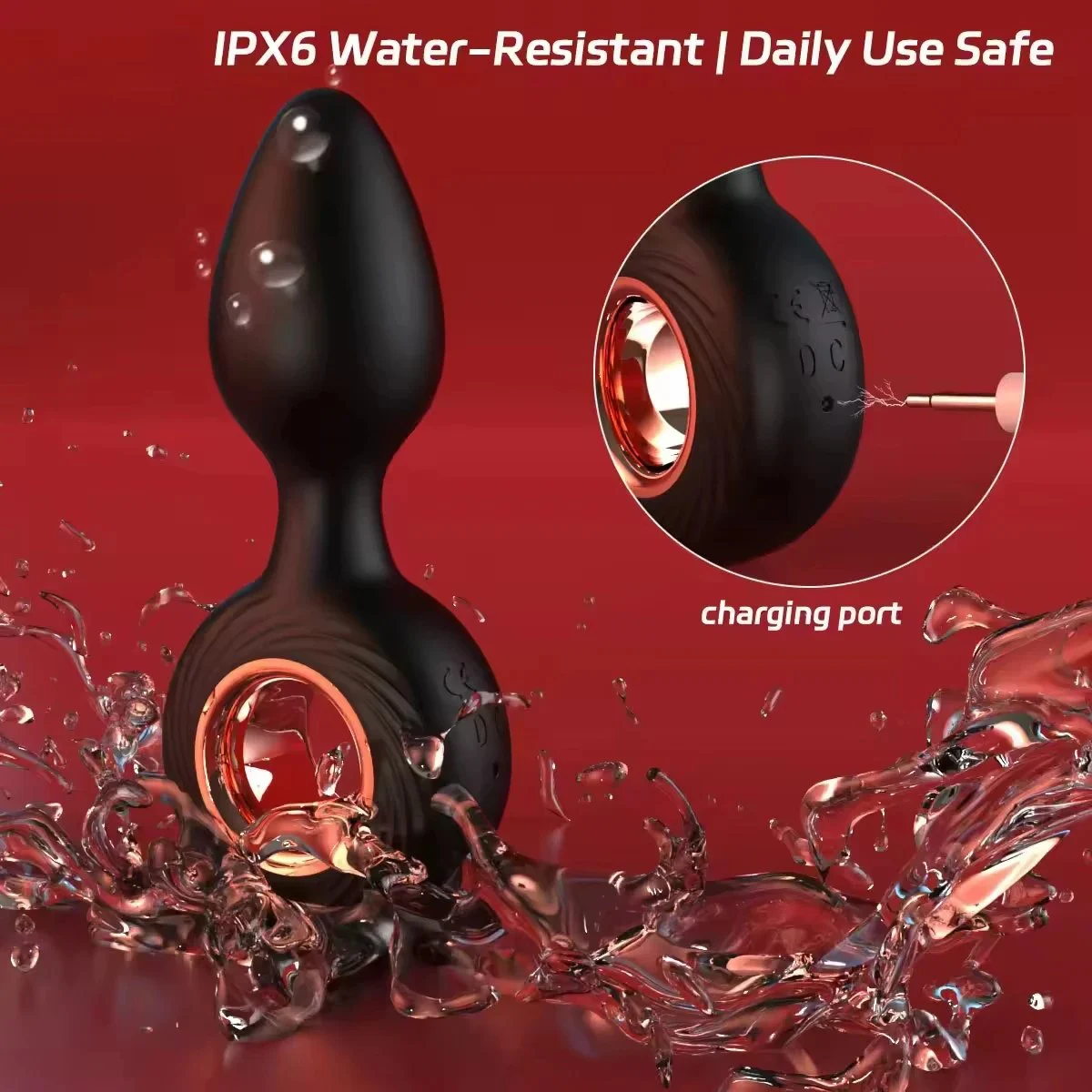 12 Vibrations Massage Dildos Anal Plug Male Sex Toy Anal Training Sex Games Personal Sex Toy for Adult Women