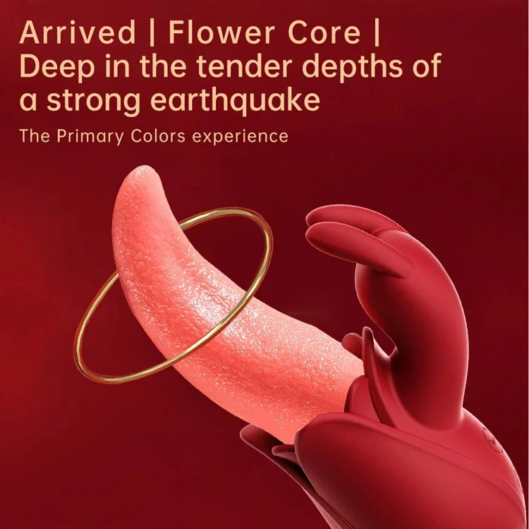 Powerful Clitoris Tongue Licking Sucking Rabbit Vibrator Nipple Sucking Massager Sex Toys for Women