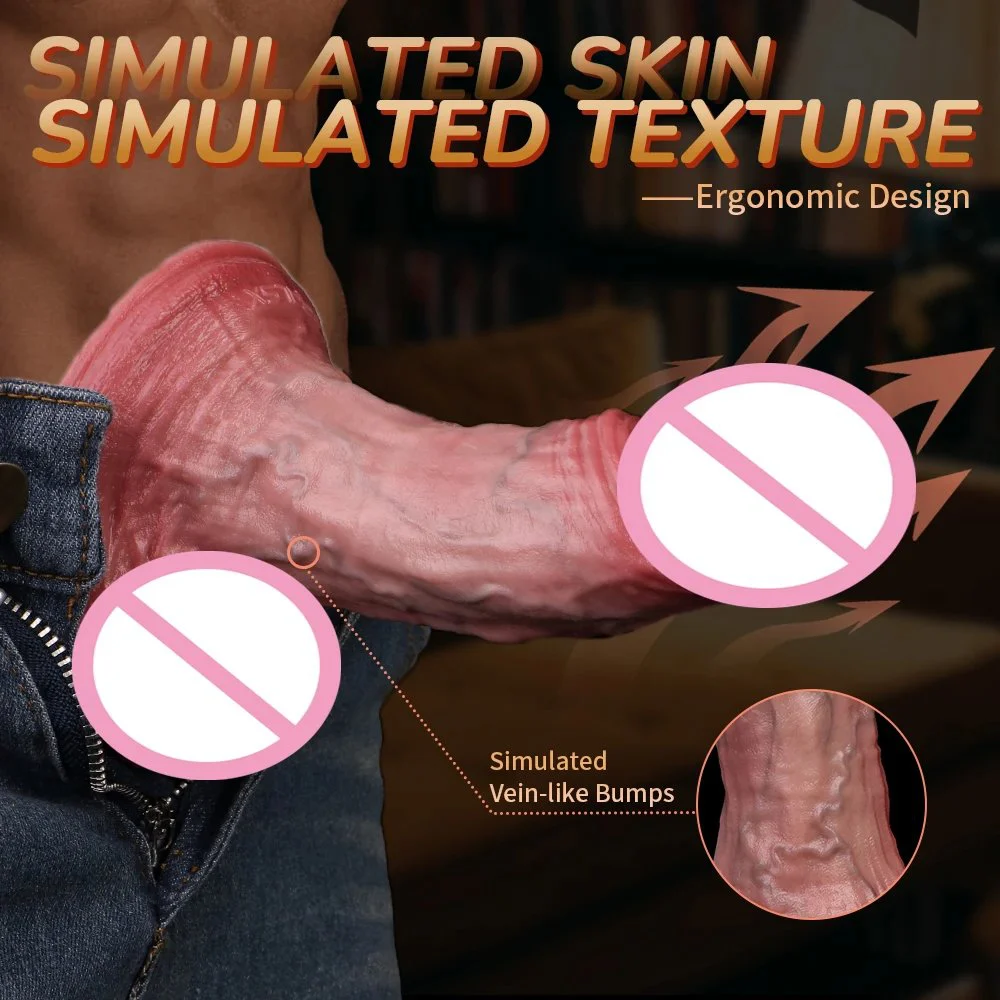 16.3 3.5cm Simulated Male Dildo with Suction Cup Double-layer Silicone and Realistic Texture Dildo Suitable for Couples