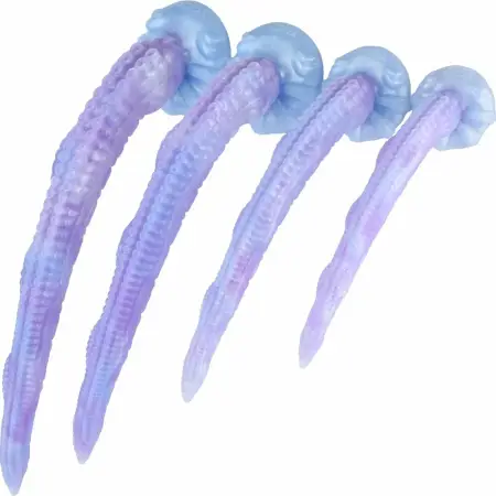 21.65 Inches Long Tentacle Dildo With Anal Beads,Soft Tentacle Dildos Super Long Anal Plug for Adult Long Monster Dildo Gay