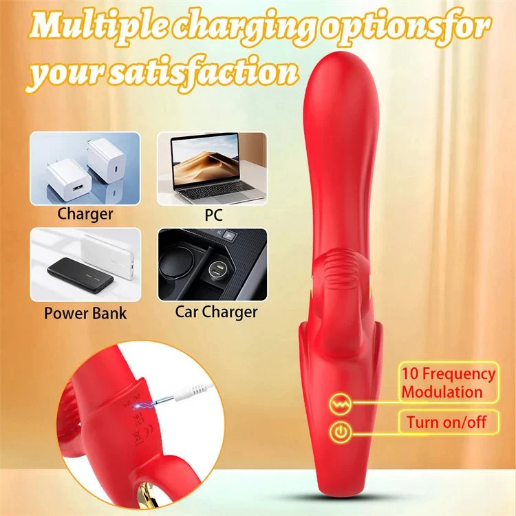 10 Frequency G Spot Vibrator for Women Masturbating Sex Toy Snail Vibrator Dildo