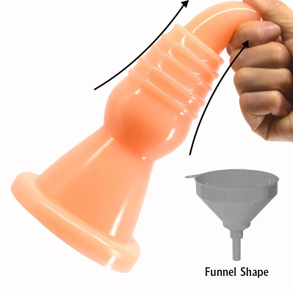 20cm Toy Hourglass Shape Anal Butt Toy Penis Pump Enlarger Juguetes Sexuales Unisex Masturbation with Strong Suction Cup