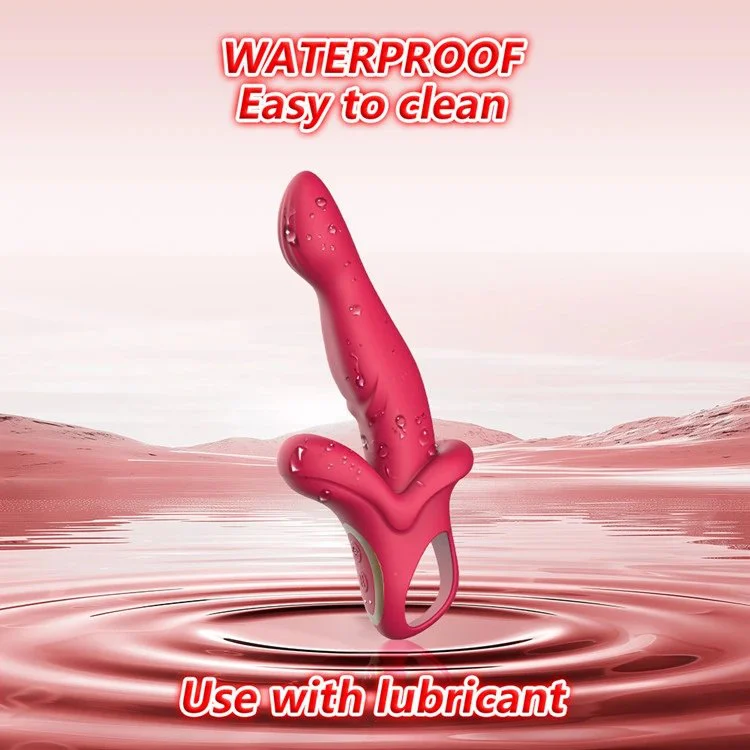 10 Frequency Handheld Telescopic Vibrator G-spot Female Masturbation