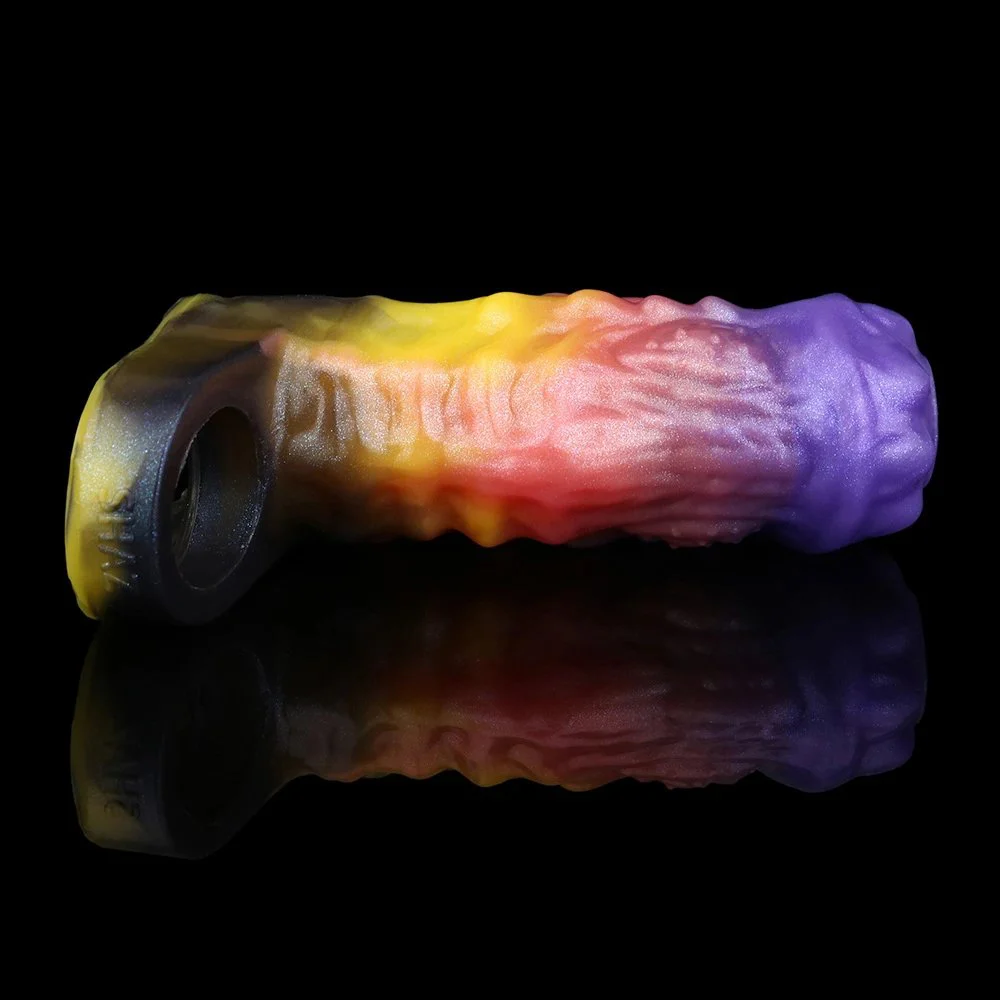 Allure Blaze Fantasy Monster Series Dildo Sleeve Safe Silicone Material Open Design Easy to Wear Male Penis Extender