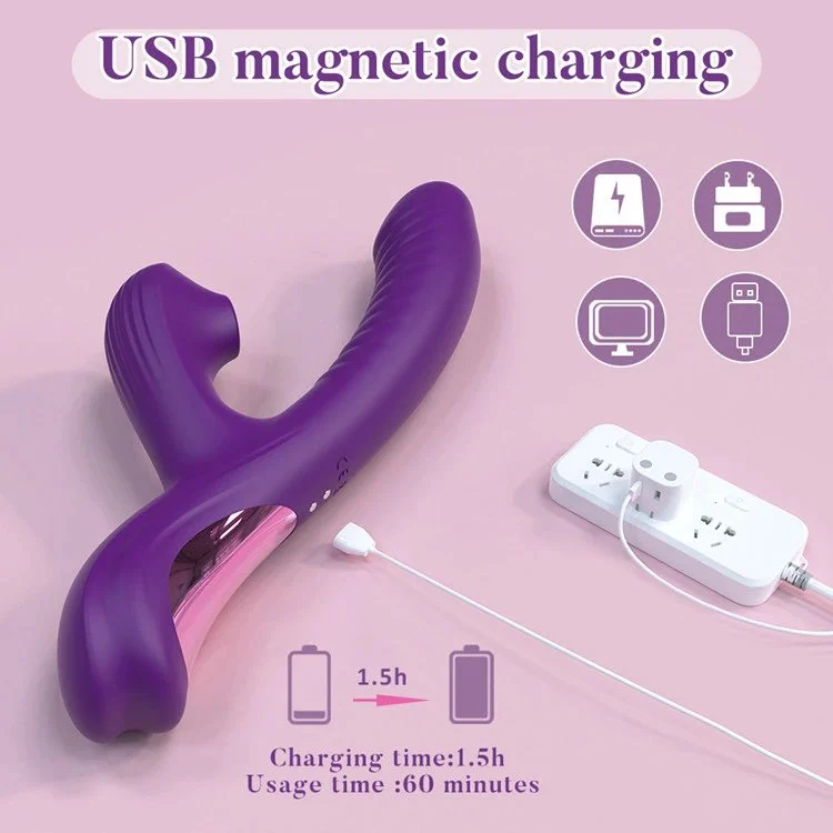 10 Frequency Powerful Sucking Massage Vibrator Rabbit Dildo Vibrator Sex Toys for Women