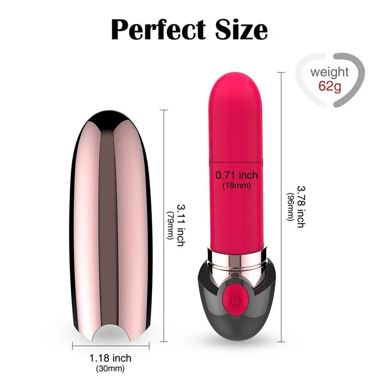 10 Frequency USB Charging Female Lipstick Vibrator Adult Sex Egg Toys for Women