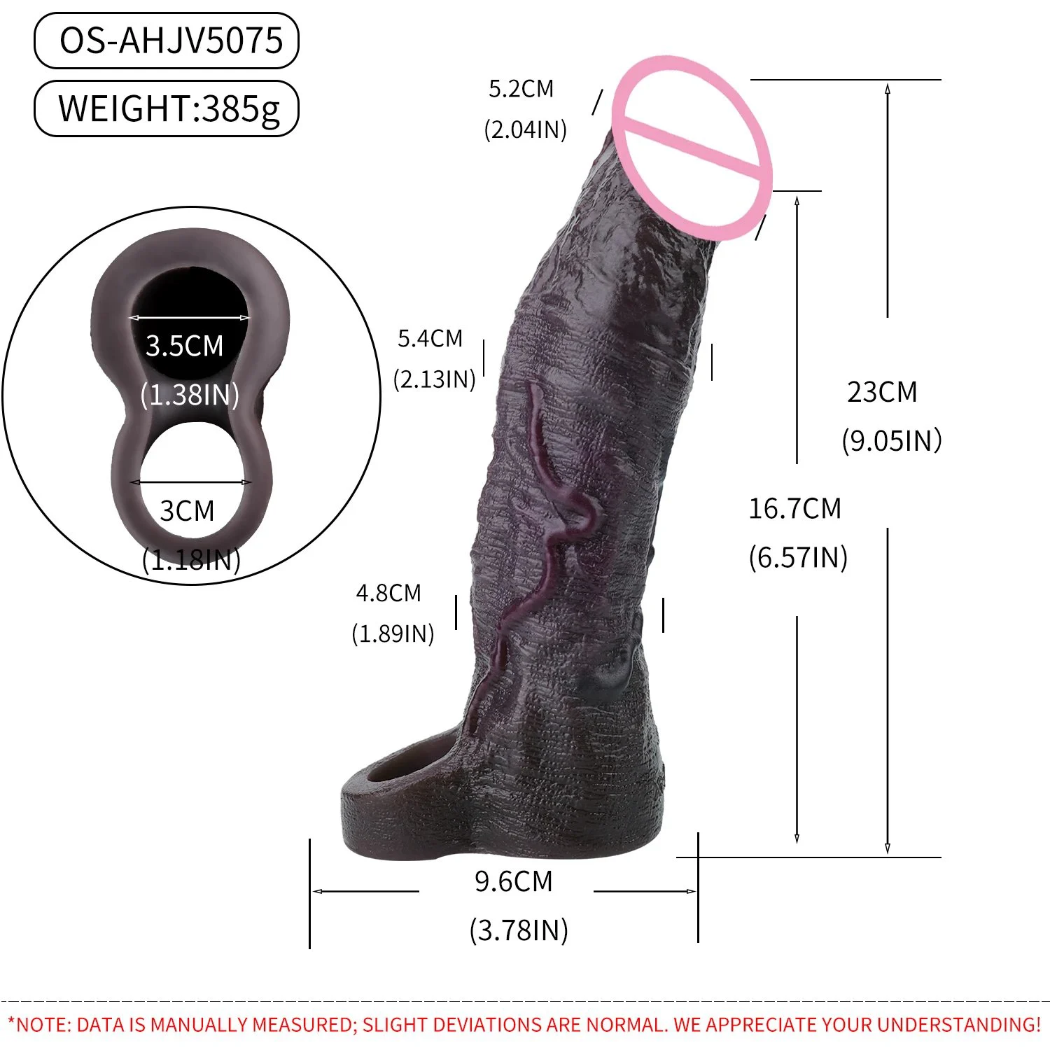 6 Best 10-Frequency Vibration Penis Sleeve Black Hollow Dildo Male Delay Ejaculation Sex Toys