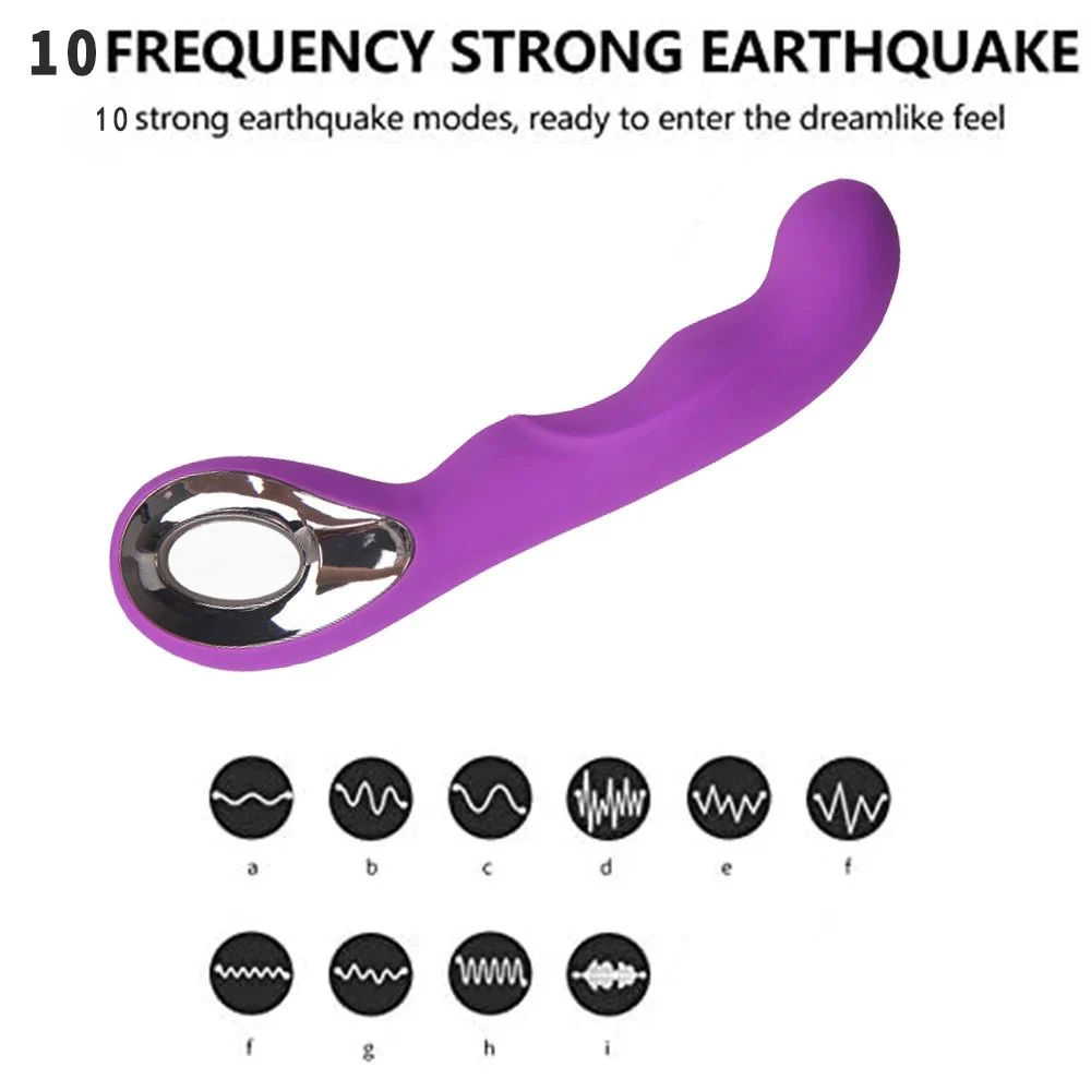 10 Modes G Spot Finger Vibrator AV Wand Massager Dildo Vibrator Sex Toys for Woman