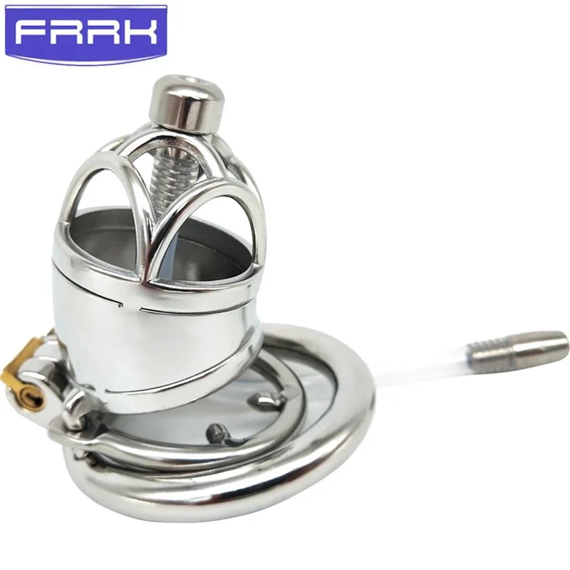 21B Men's Alternative Toys Go Out to Wear Lightweight Chastity Lock Bird Cage Travel Derailed with Lock Supplies
