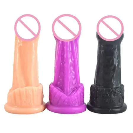 14.4cm 5.5 3.7cm PVC Anal Adult Sex Toys Flexible Butt Plug Unique crocodile Dildo Anus Massage Animal crocodile Dildo