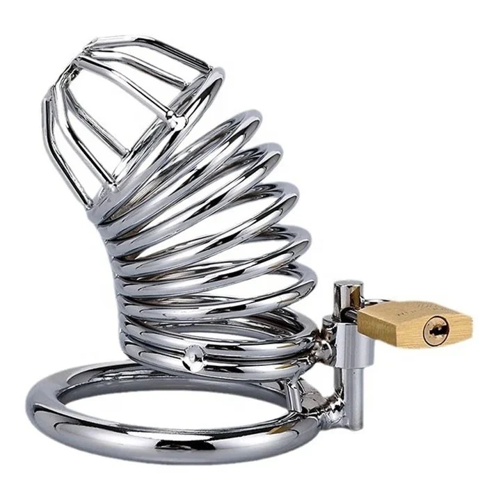 3 Sizes Men's Cock Cage Rings Adult Chastity Device for Penis Exercise Sex Toys Property