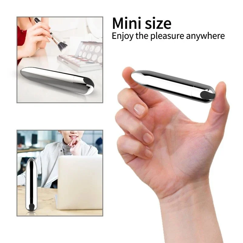 10-Mode Bullet Anal Plug Vibrator for Men and Women Sex Toy