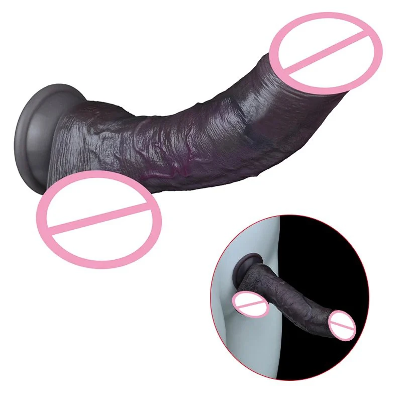 8.03in Silicone Realistic Suction Cup Male Masturbator Authentically Textured Masturbation Product Available