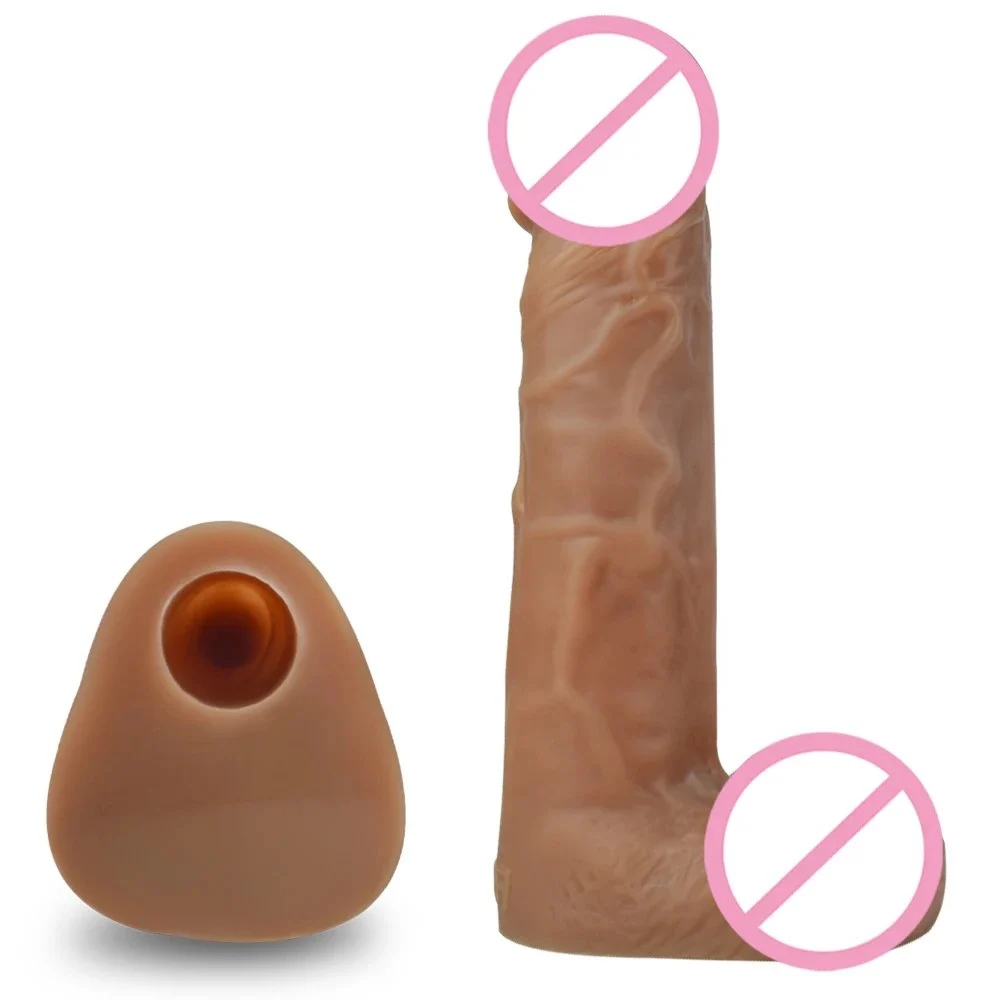 6.77 Inch Realistic Small Massage Penis Artificial Wearable Dildo Chastity Belt Sex to Toy for Women