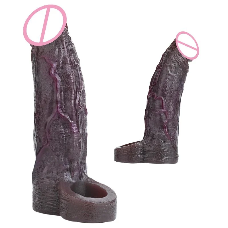 7.09in Male Penis Sleeve Effectively Enlarges with Realistic Simulation Technology Authentic Skin-like Feel Sex Toy Designed