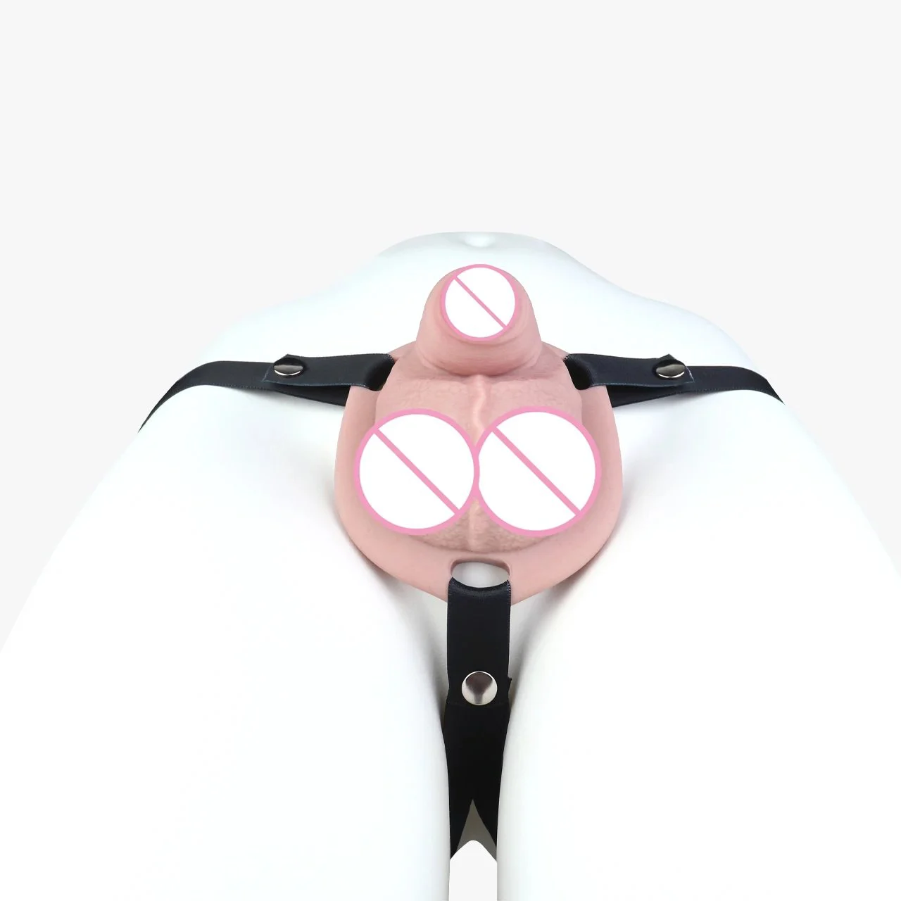 Chastity Belt Strap-On Dildo Pants Realistic Penis Sleeves Silicone Wearables Cock Cages Restraint Sex Toys for Male Pleasure