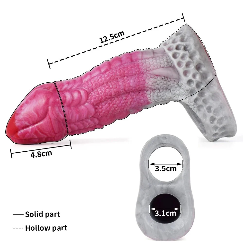 6.81 Inch Big Artificial Sex Toy Colorful Anal Plug Butt Plug Erotic Penis Silicone Sex Product for Women