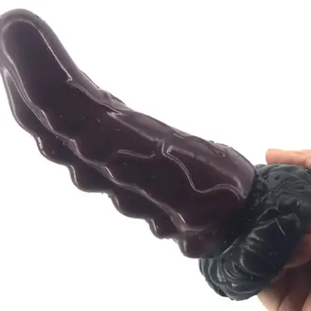 17.2cm 6.5 4.4cm Big Premium Original Silicone Animal Horn Dildo Realistic Anal Butt Plug Sex Toy Artificial Dildo for Men
