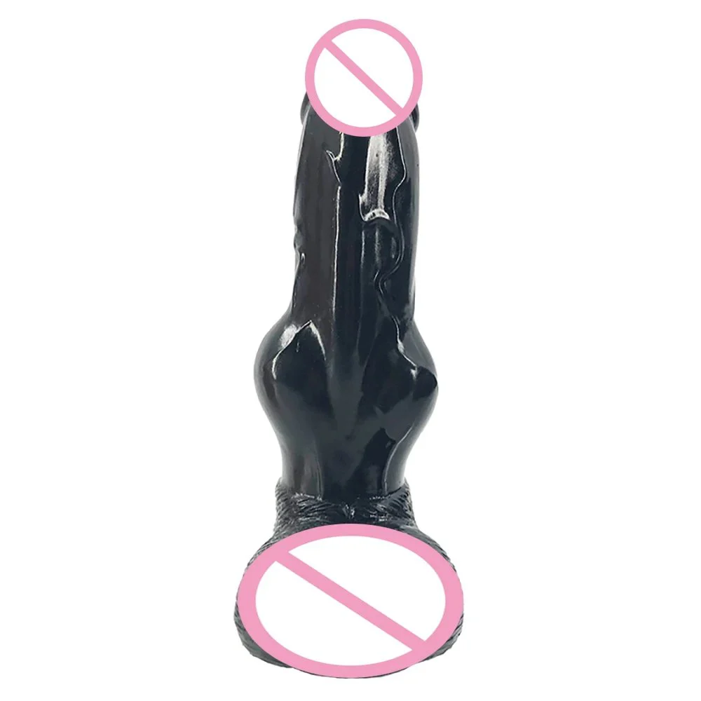 20cm 8 6.5cm Safe Silicone Animal Dildo Anal Sex Toys Soft Butt Plug Sex Shop Large Animal Dog Dildo Dildo for Unisex