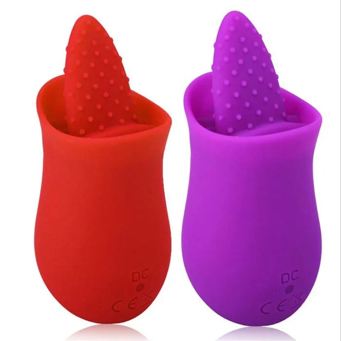 10 Strong Tongue-Shaped Vibrator Massage Female Sex Toys
