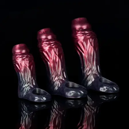 3 Active Size Penis Sleeve Cover Penis Ring Delay Ejaculation Fantasy Cock Extender Sleeve Penis Monster and Alien