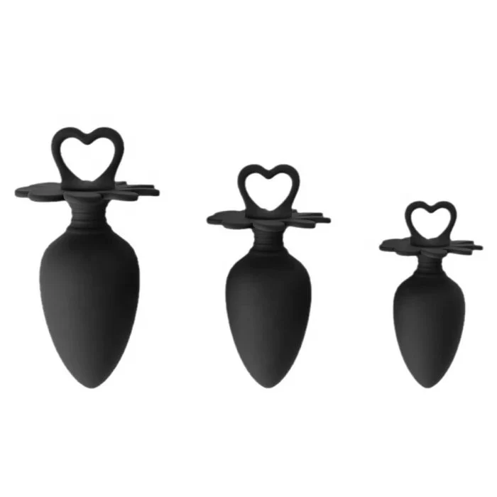 Anal Fantasy Restraints Bondage Sex Toy Fetish Unisex Silicone Butt Plug Anal Stimulation for Masturbation