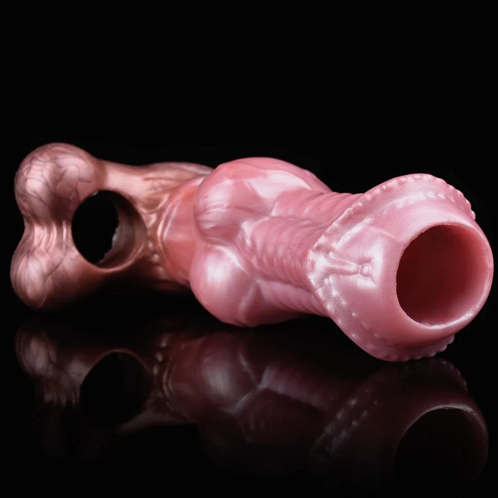 15cm Long Weight 216g Ferghana Horse Color Dominant Beast Series Dildo Sleeves Adult Sex Male Penis Sleeves