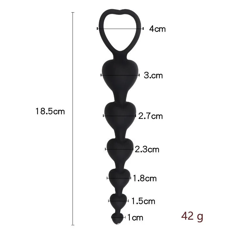 Anal Beads Butt Plug Graduated Expanding Plugs for Adult Anal Training and Pleasure