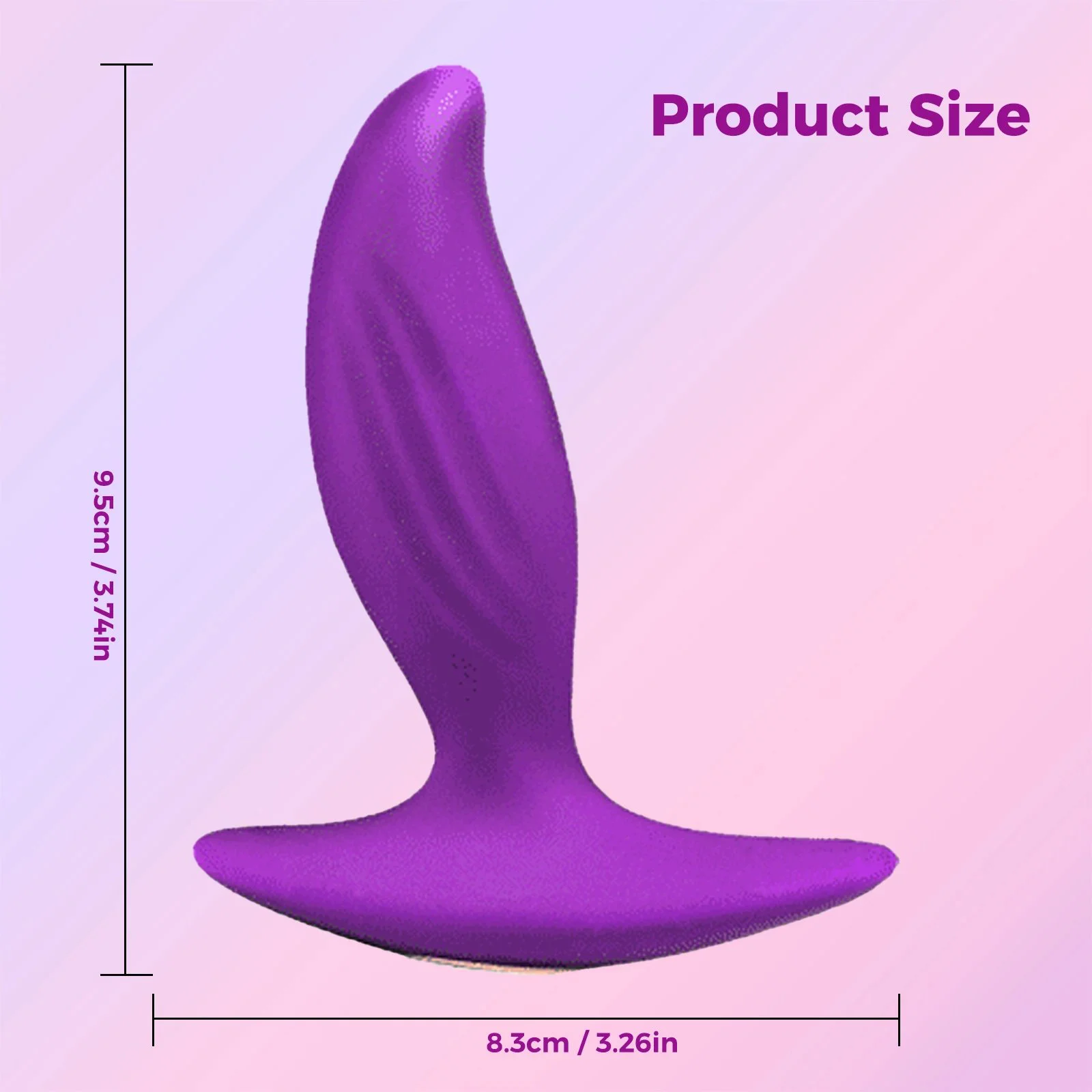 10 Frequency Vibration Silicone Bead Anal Plug Adult Toy Adult Male and Female Flirting
