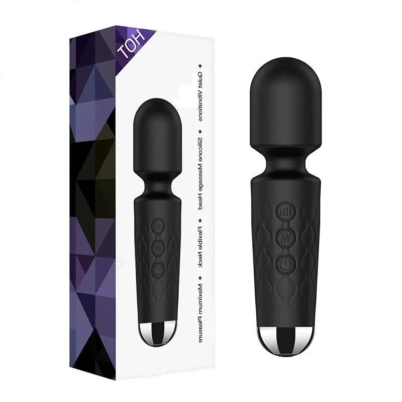20 Frequency Women's Mini Wand G-Spot Vibrator for Female Portable Mini Vibrator Sex Toys