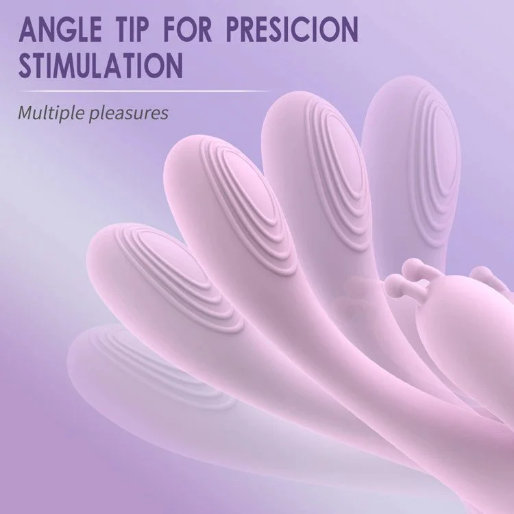 12 Frequency Heating Rechargeable G Spot AV Vibrator Sex Toy for Female