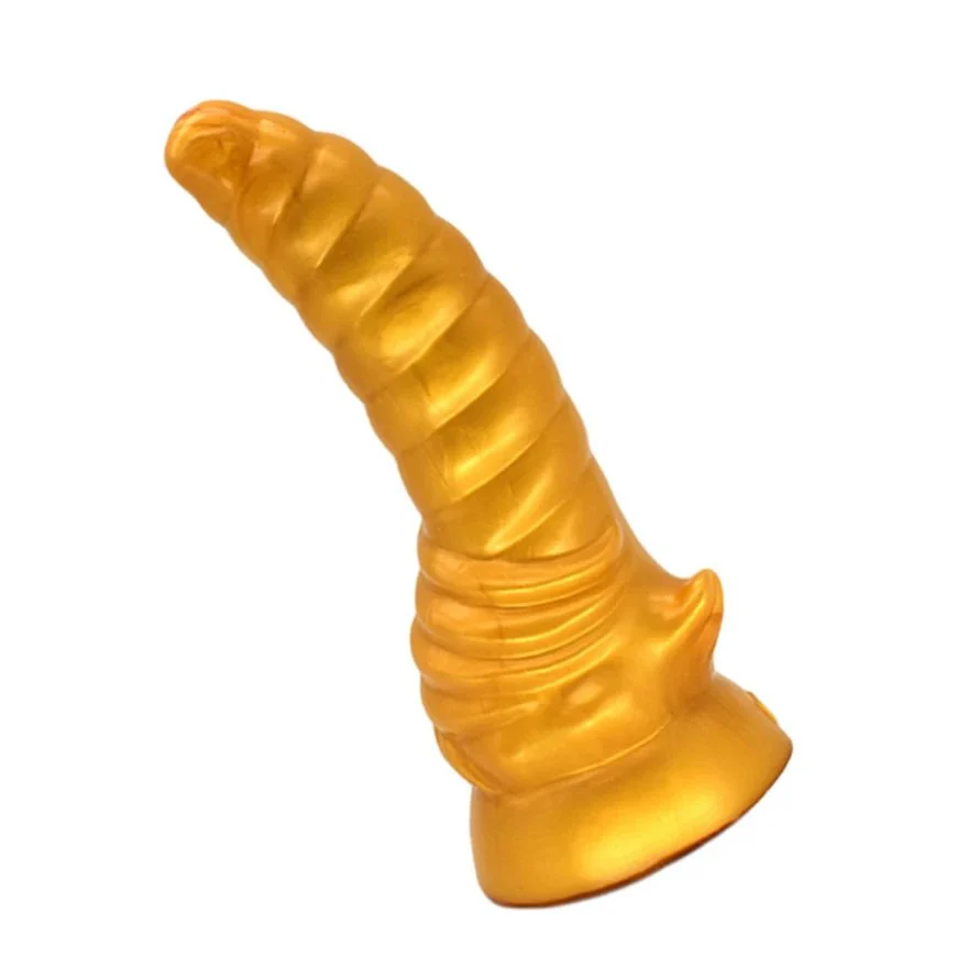 7inch Anal Plug Horn Shaped Dildo Silicone Soft Dildo Sex Tool Penis Sex Toy for Women Big Anal Dildos Big Soft Penis for Man