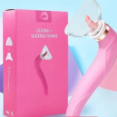 10 Frequency Nipple Clitoral Stimulator Licking Sucking Tongue Vibrator Sex Toys for Women