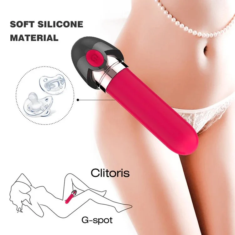10 Frequency USB Charging Female Lipstick Vibrator Adult Sex Egg Toys for Women