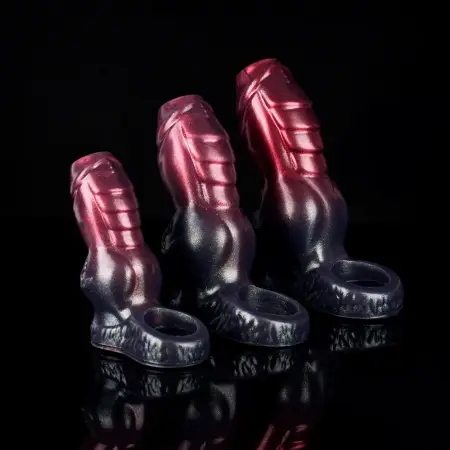 Big Knot Dog Dildo Penis Sheath Silicone Fantasy Cock Extender Sleeve Penis Monster Penis Sleeve