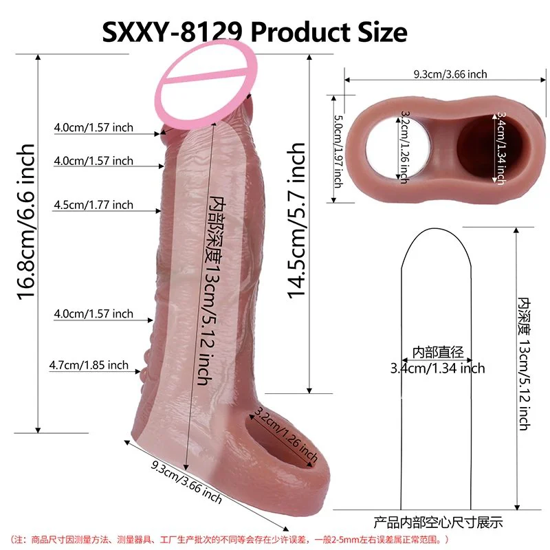 5 Style Hollow Silicone Penis Sleeve Male Reusable Condom for Men Delay Ejaculation Adult Sex Toy for Couple Game