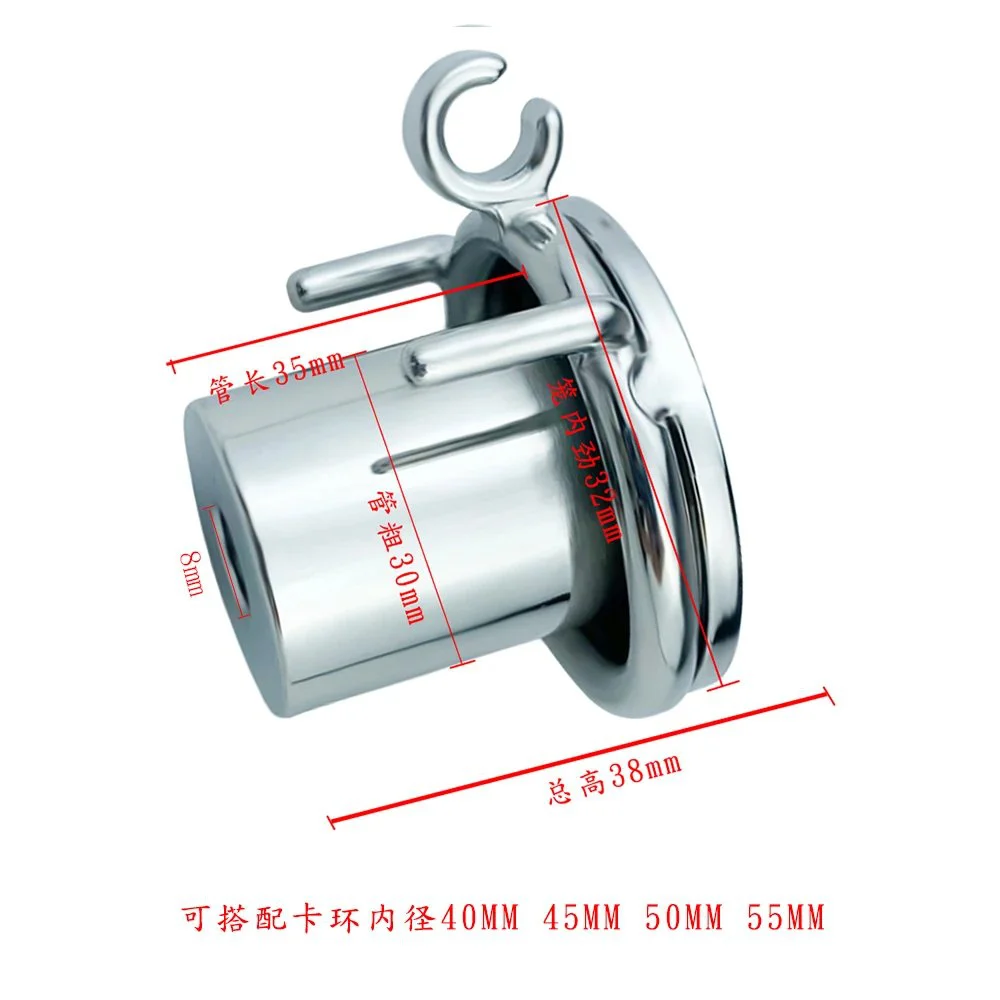 33mm 304 Stainless Steel Male Chastity Cage Device for Men