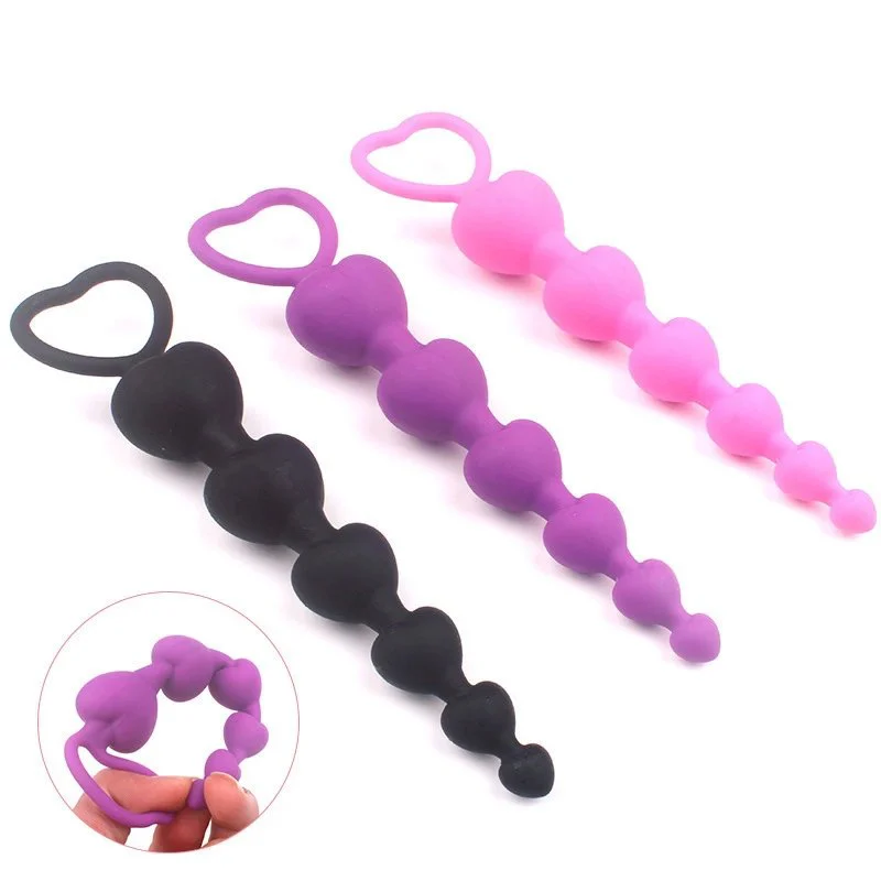 Anal Beads Butt Plug Graduated Expanding Plugs for Adult Anal Training and Pleasure