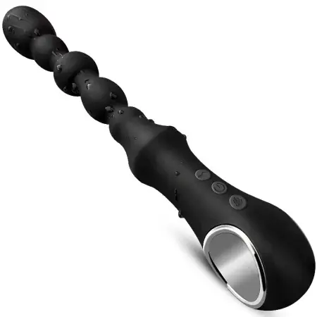 7 Speeds Heating Vibrating Beads Anal Sex Toys Butt Plug for Women and Men