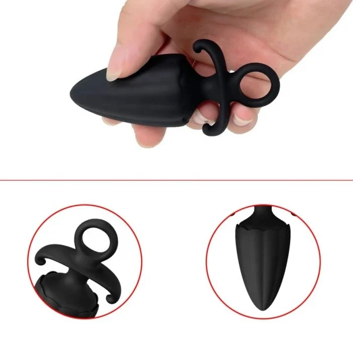 Anal Fantasy Restraints Bondage Sex Toy Fetish Unisex Silicone Butt Plug Anal Stimulation for Masturbation