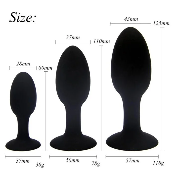Anal Plug Butt Expander Sex Toys for Gay Couples Anal Training With Prostate Massaging Silicone and Metal Sex Products